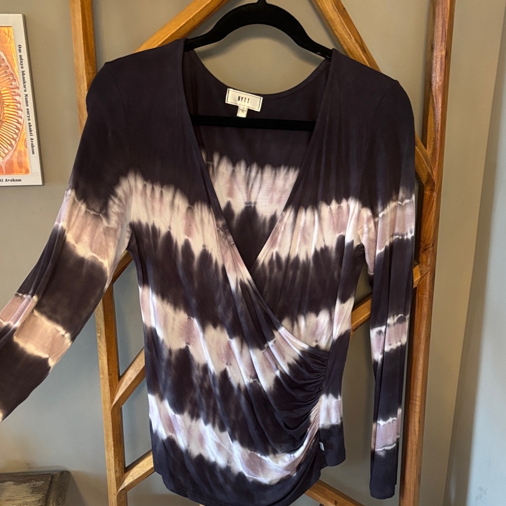 NYTT Women's Long Sleeve Tie-Dye Top